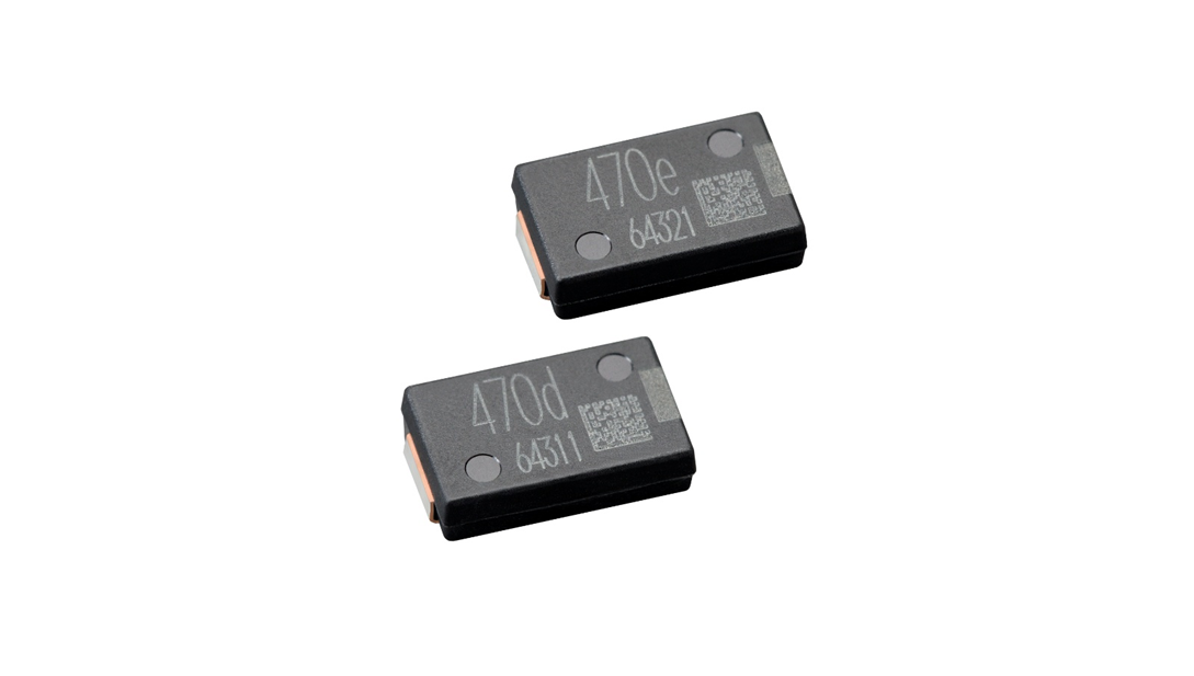 Nichicon KBA multilayer conductive-polymer aluminum solid capacitors shown in its May 2026 release.
